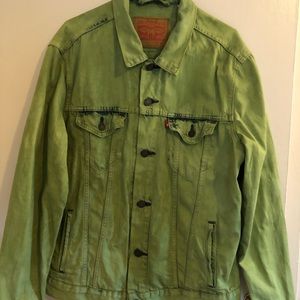 Men’s Apple 🍏 Green Levi’s Trucker jacket